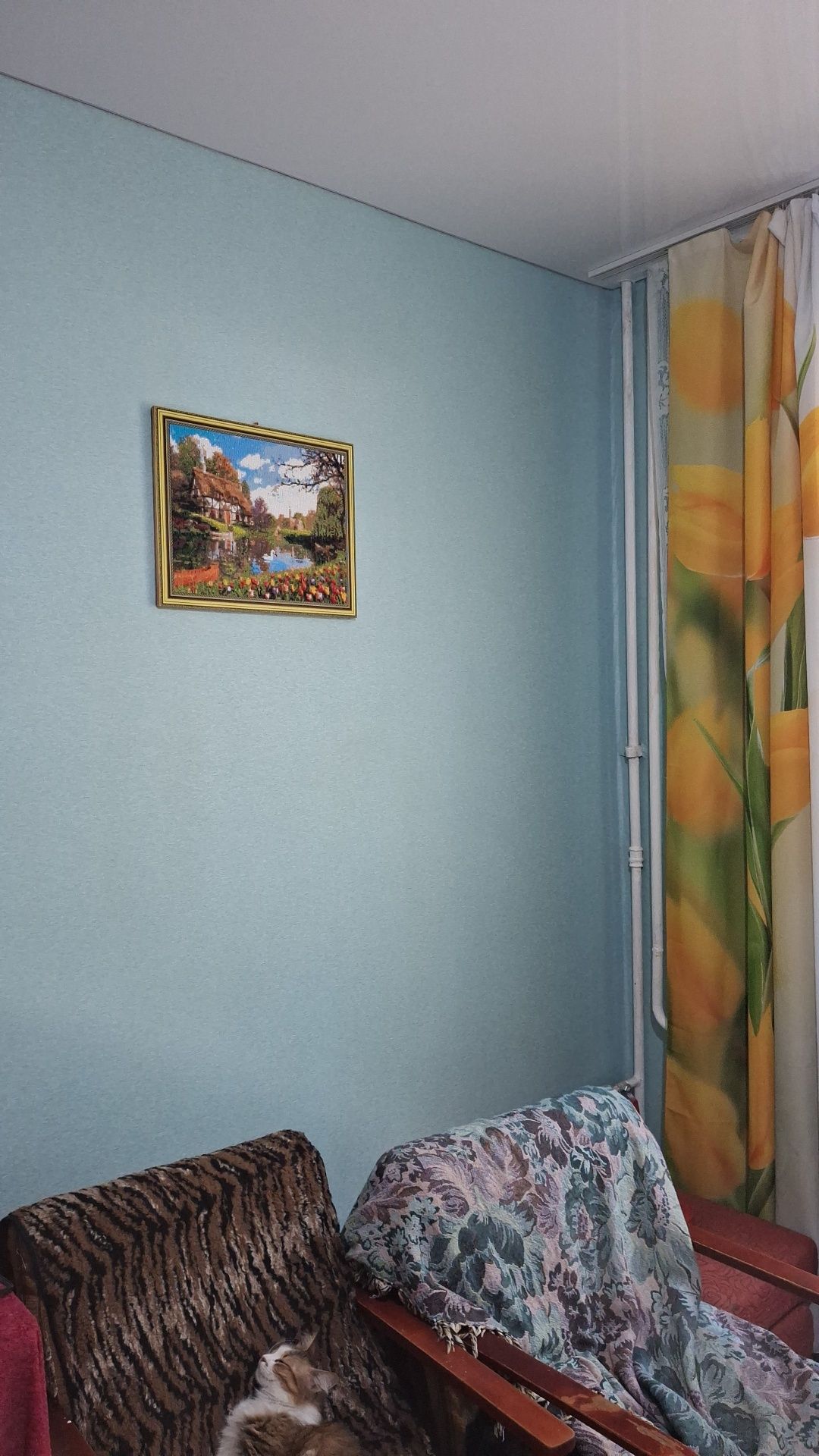 Шторы тюльпаны жёлтые