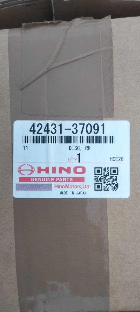 Продам фильтр воздушный HINO 300. Диск тормозной новый задний. HINO300