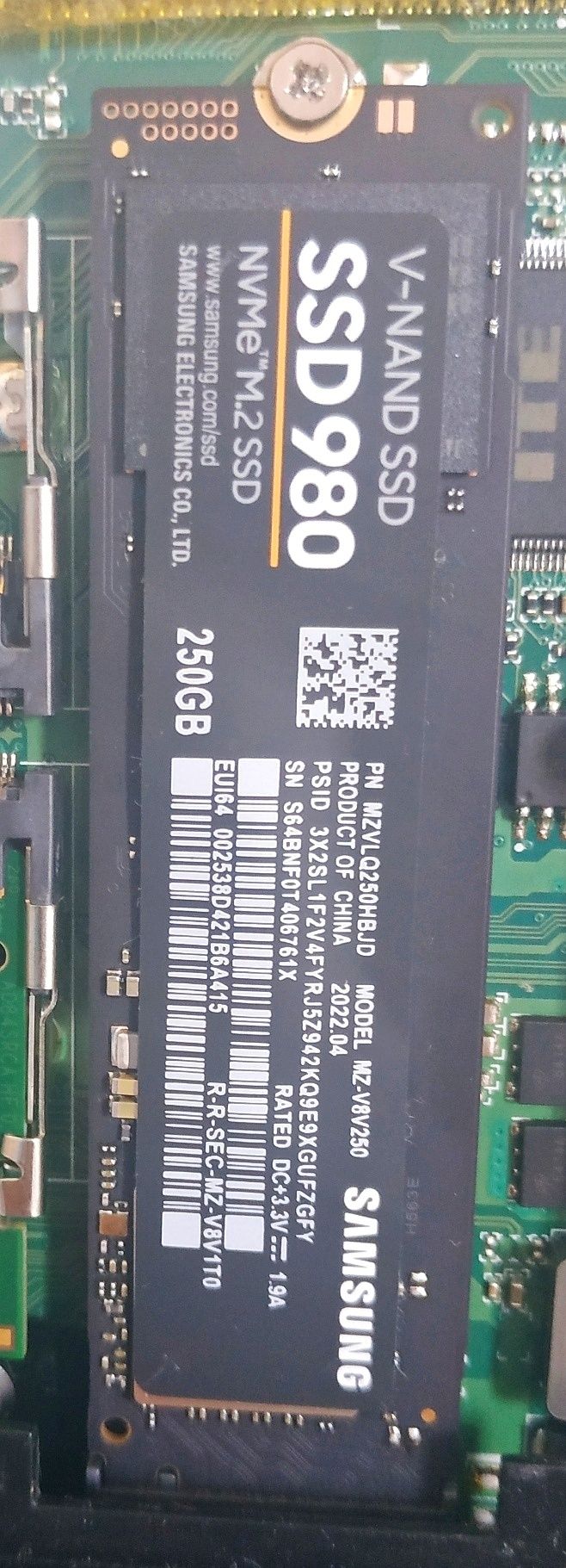 Samsung 980 M.2 / SSD ССД / Диск, хранилище