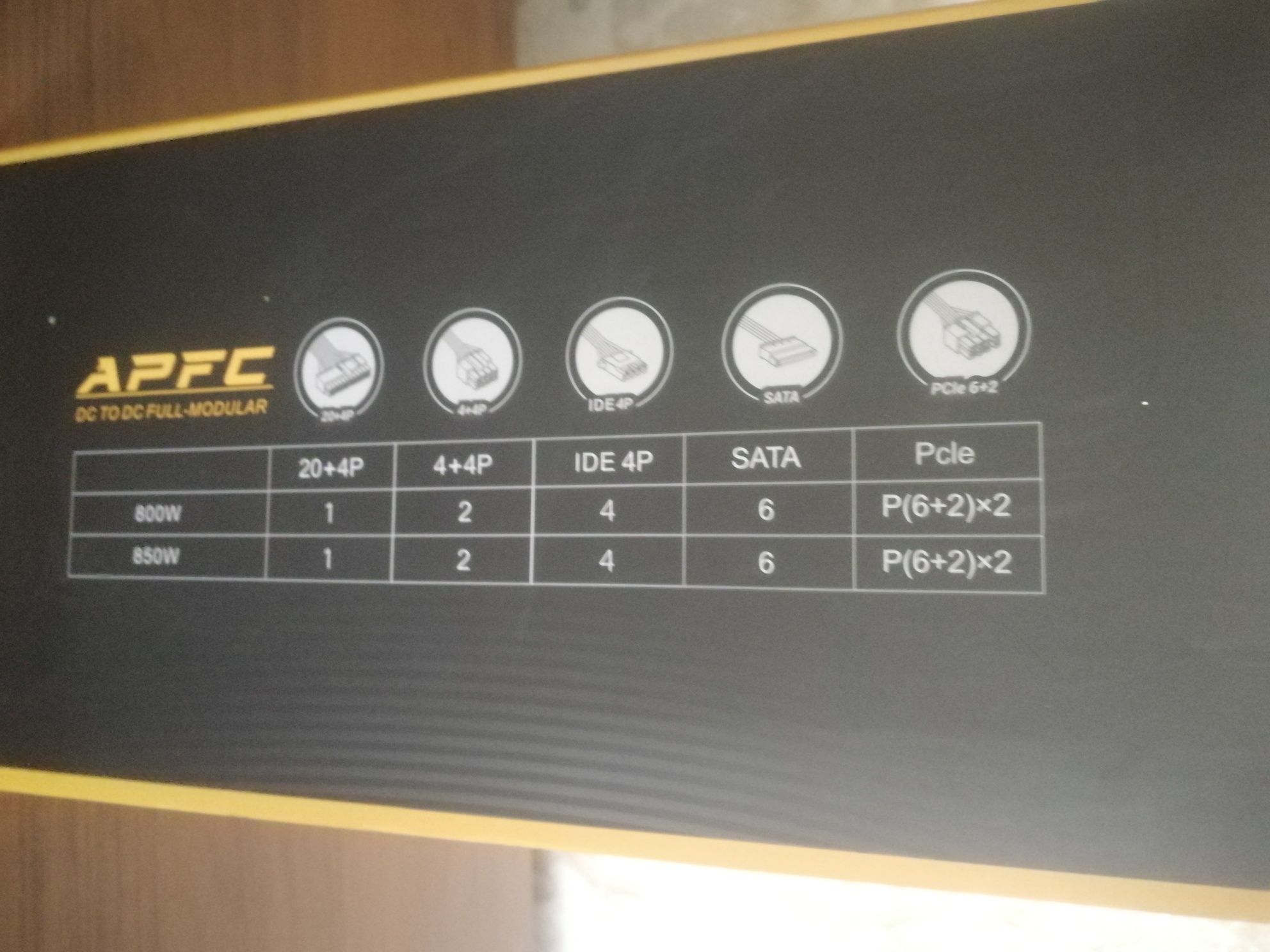 Блок питания wintek 800w/ озу ddr4 16gb