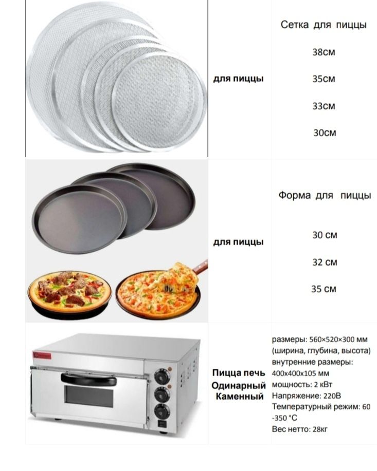 Печь для Выпечки Пиццы Духовка Противень Хлебопечка Жарочный Шкаф СКИД