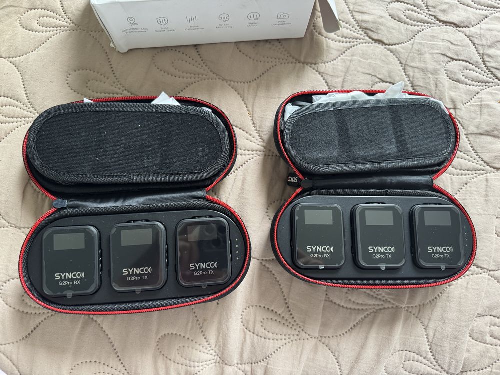 Беспроводной микрофон SYNC G2A2Pro — 2 комплекта (новые)