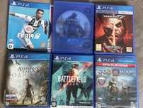 Диски с играми на ps4
