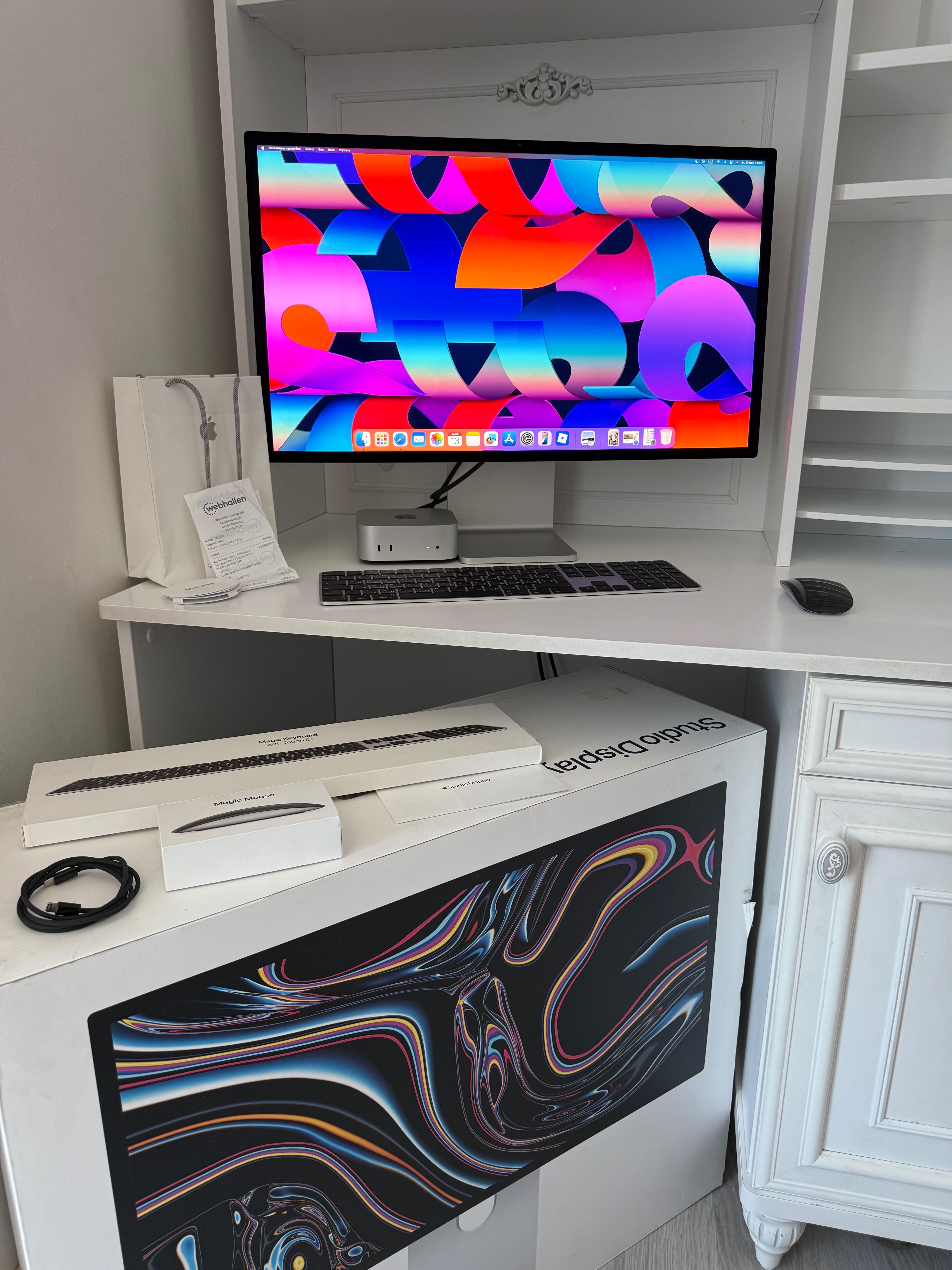 Полный комплект Apple 2024 года выпуска Mac mini m4+Apple Display и тд