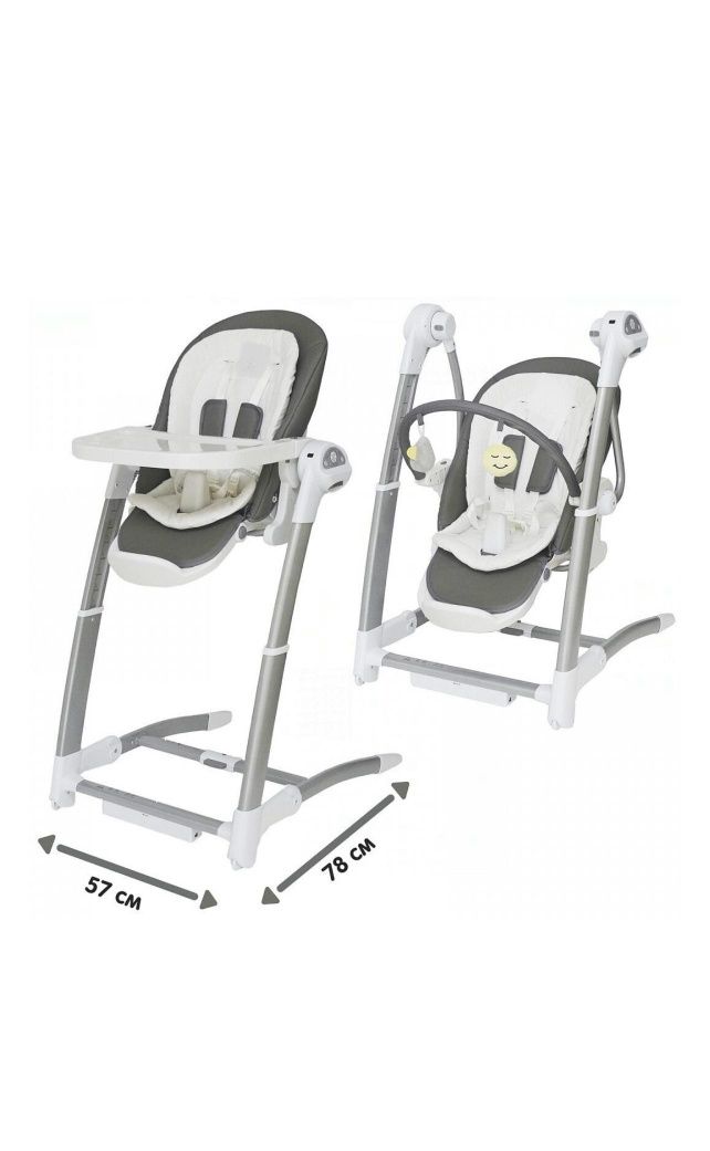 Стульчик для кормления Maribel 3 в 1, электрокачеля Maribel SG116