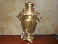 Самовар Дровяной, Баташевъ, Рюмка, 8 литров, дореволюционный