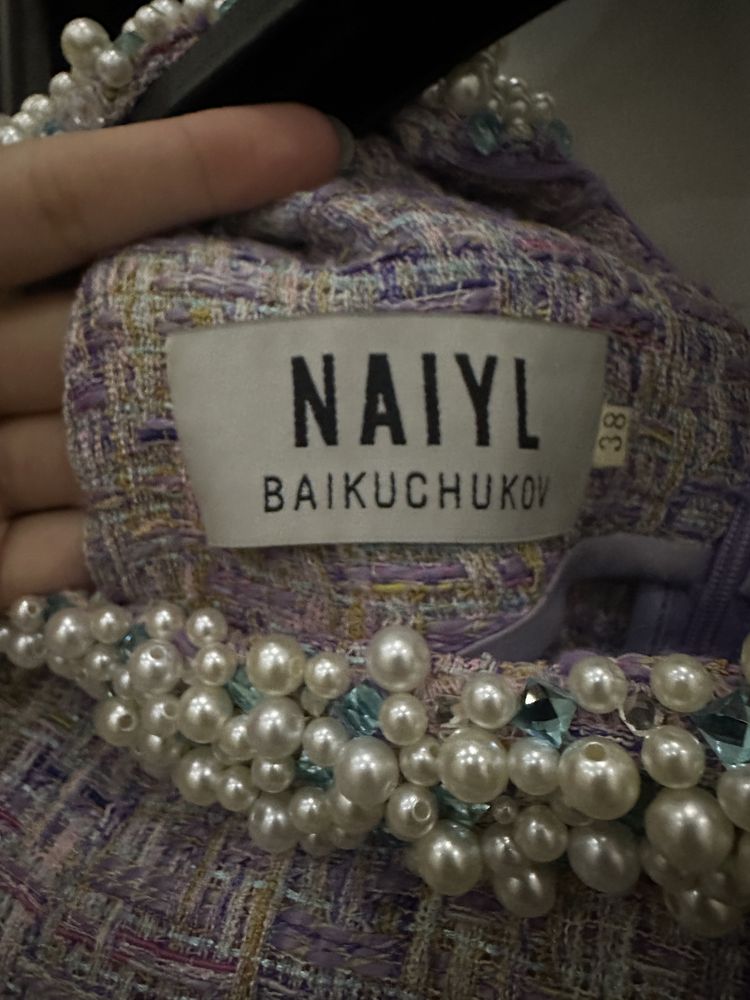 Платье из твида , от fashion дизайнера Naiyl Baikuchukov