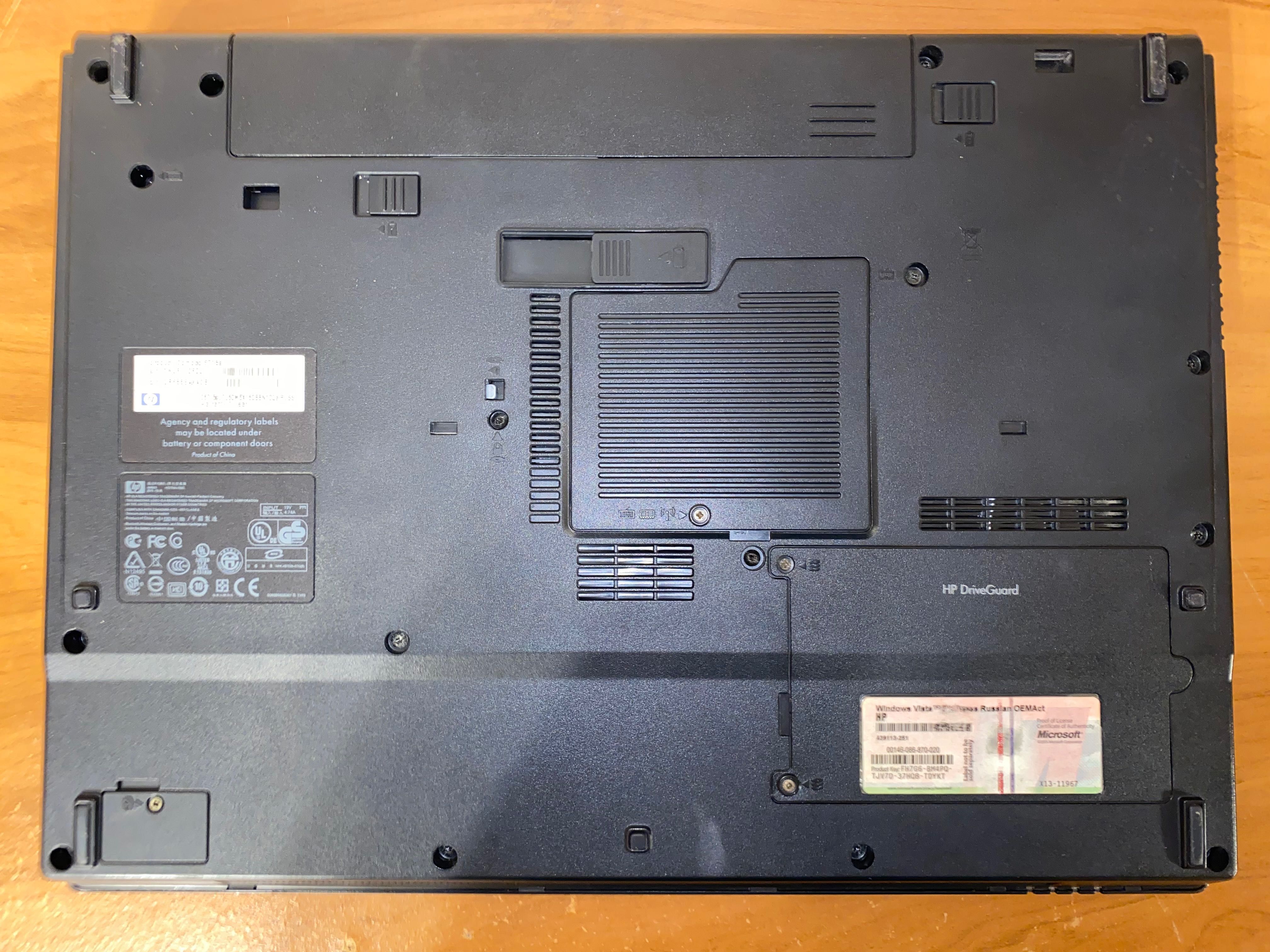 Мощный игровой ноутбук HP Compaq 6715s