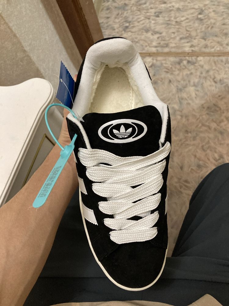 Adidas Campus Кроссовки кампусы зимние с мехом