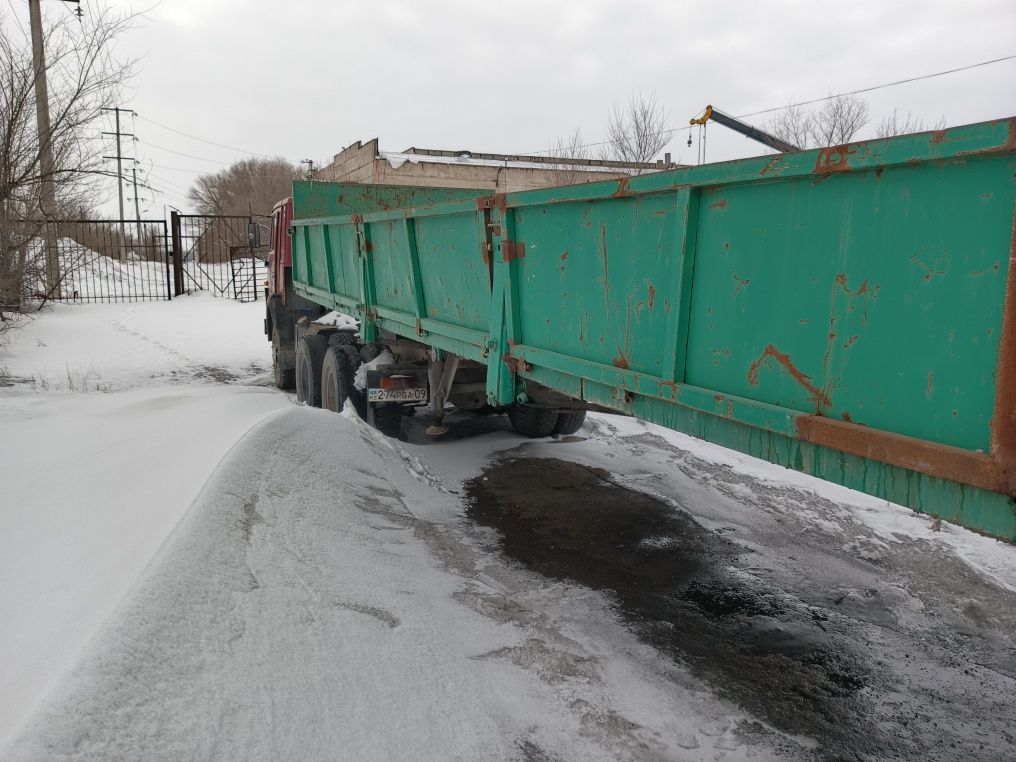 Камаз полутяг с прицепом