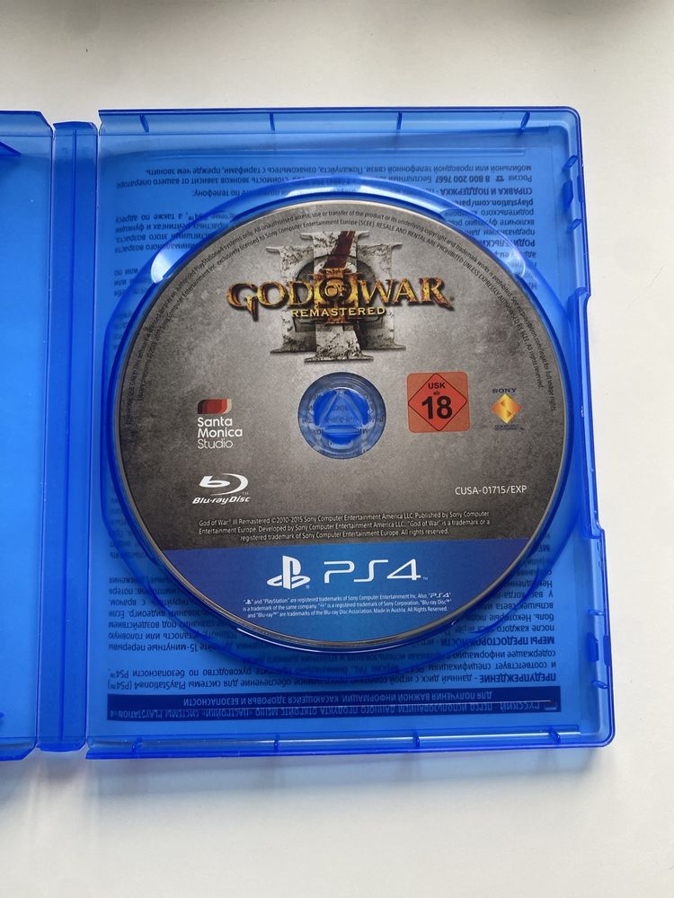 Диски на пс 4 три игры GOD of WAR UNCHURTED и один из нас 2 части