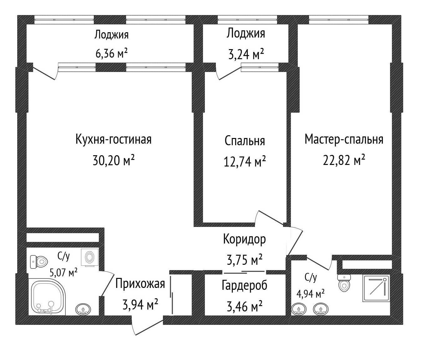 Продаю новую 3-к квартиру в уникальном доме! Центр! Рассрочка!
