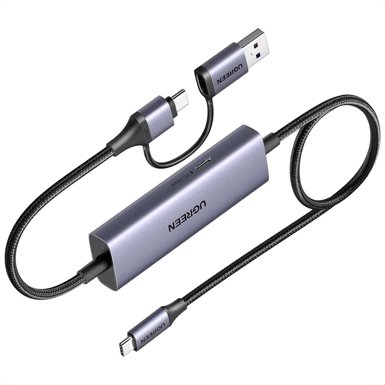 Карта видеозахвата UGREEN CM725 USB-C 4K