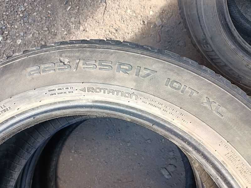 Шины 225/55 R17 - "Nokian Hakkapeliitta 8" (Россия), зимние.