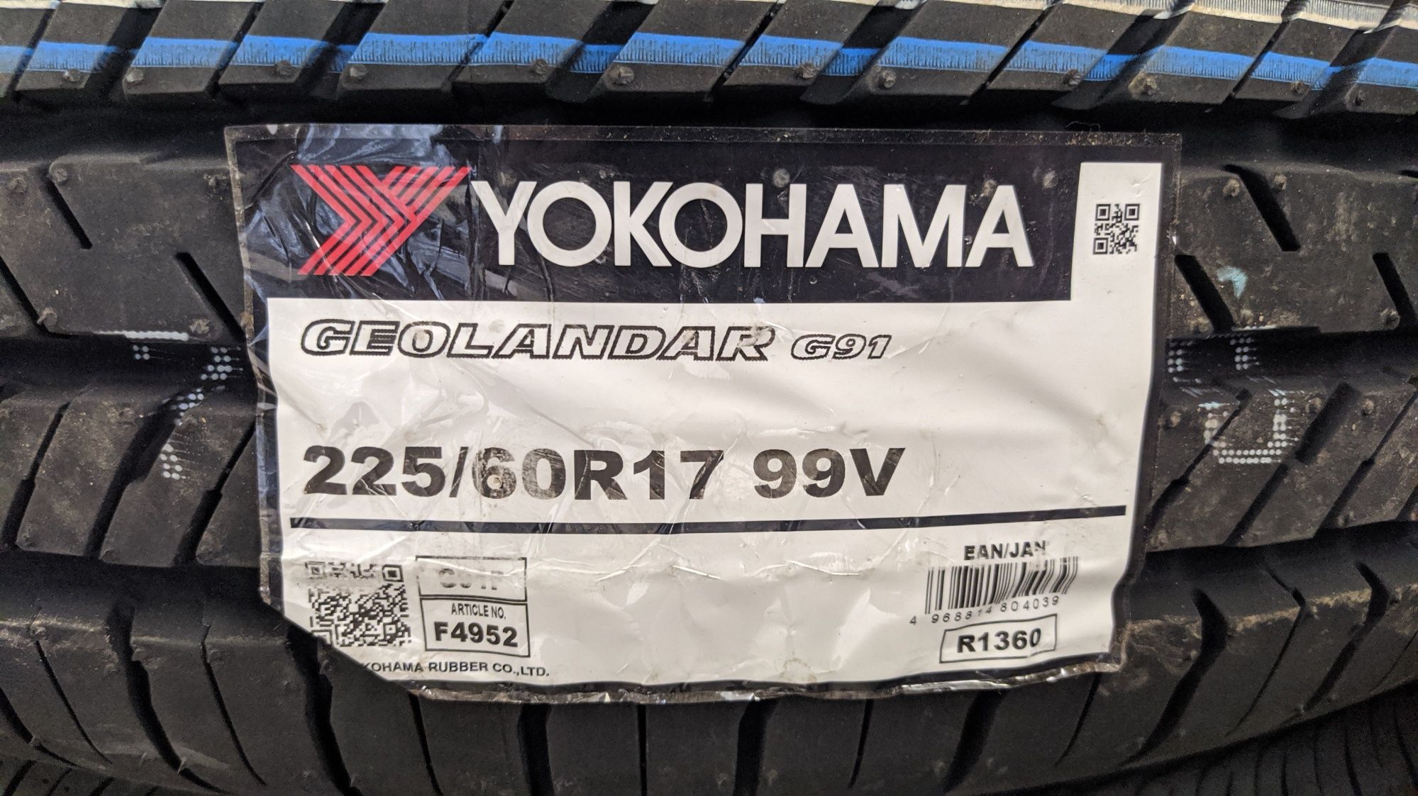 225/60R17 Yokohama G91