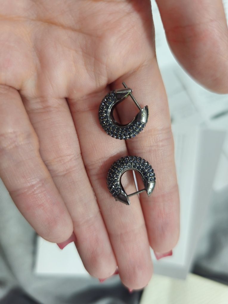 Серёжки Swarovski в полной комплектации