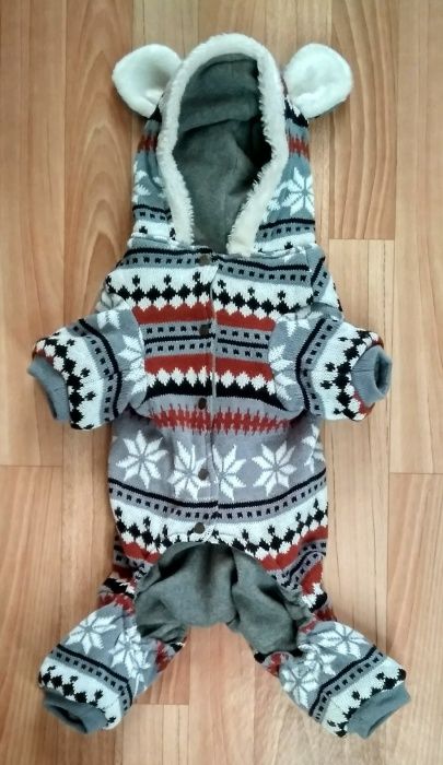 Вязанный Комбинезон для Собак 18"