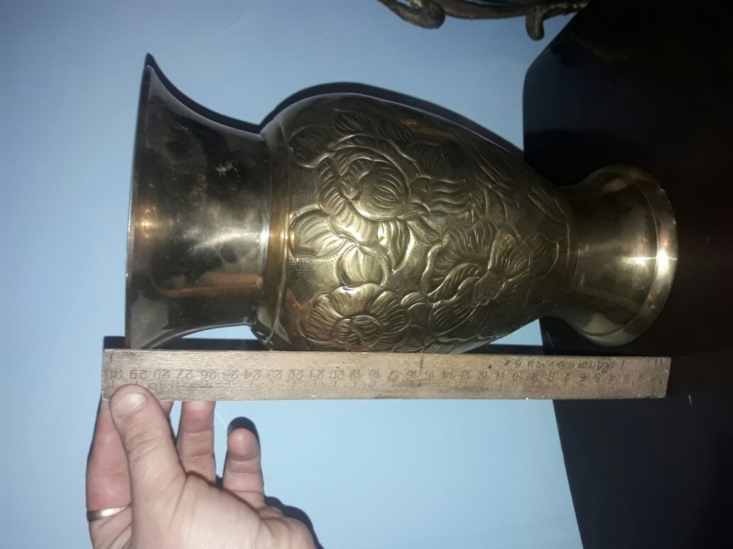 Ваза латунь
