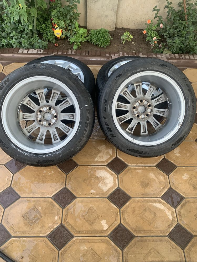 Диски оригинал  от камри 70 r17 с летними шинами Kapsen обмен есть