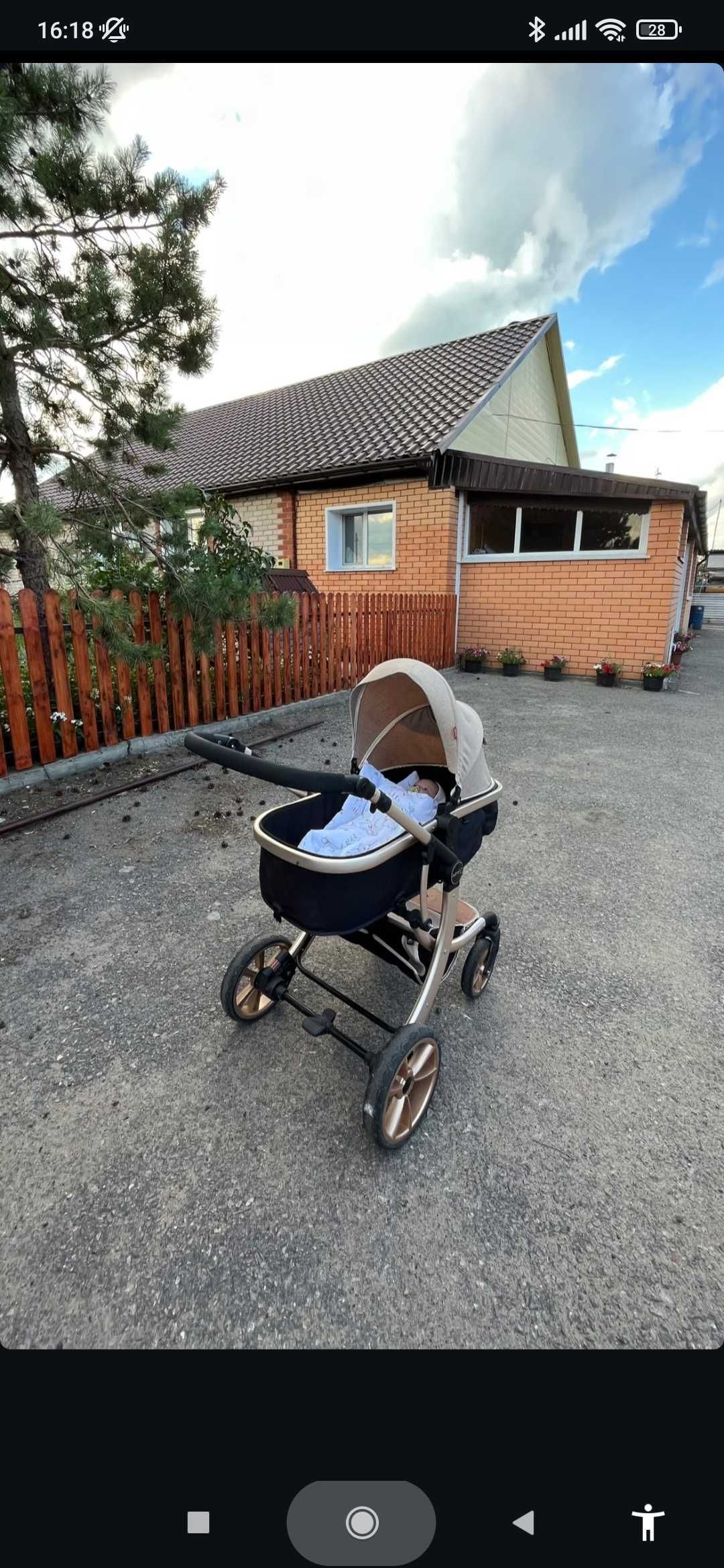 Продам коляску+ автолюлька aimile б/у