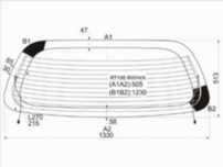 Стекло заднее с обогревом TOYOTA CALDINA 92-02 Toyota Caldina