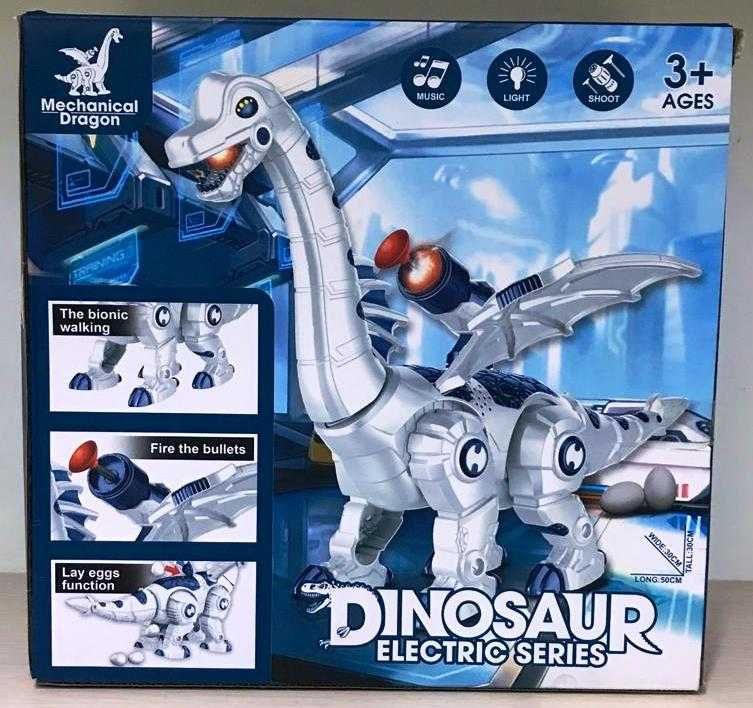 Робот Динозавр  Mechanic Dragon танцующий со стрелами и яйцами