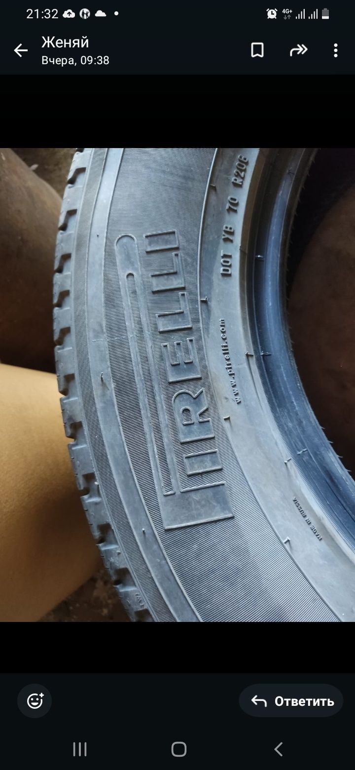 Продам шины PIRELLI 285/60/18