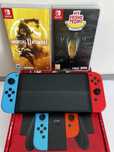 Nintendo switch нинтендо свич полный комплект док станция 2 игры чехол