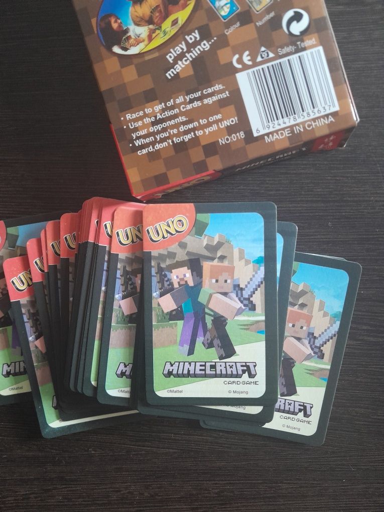 Карты Уно Minecraft