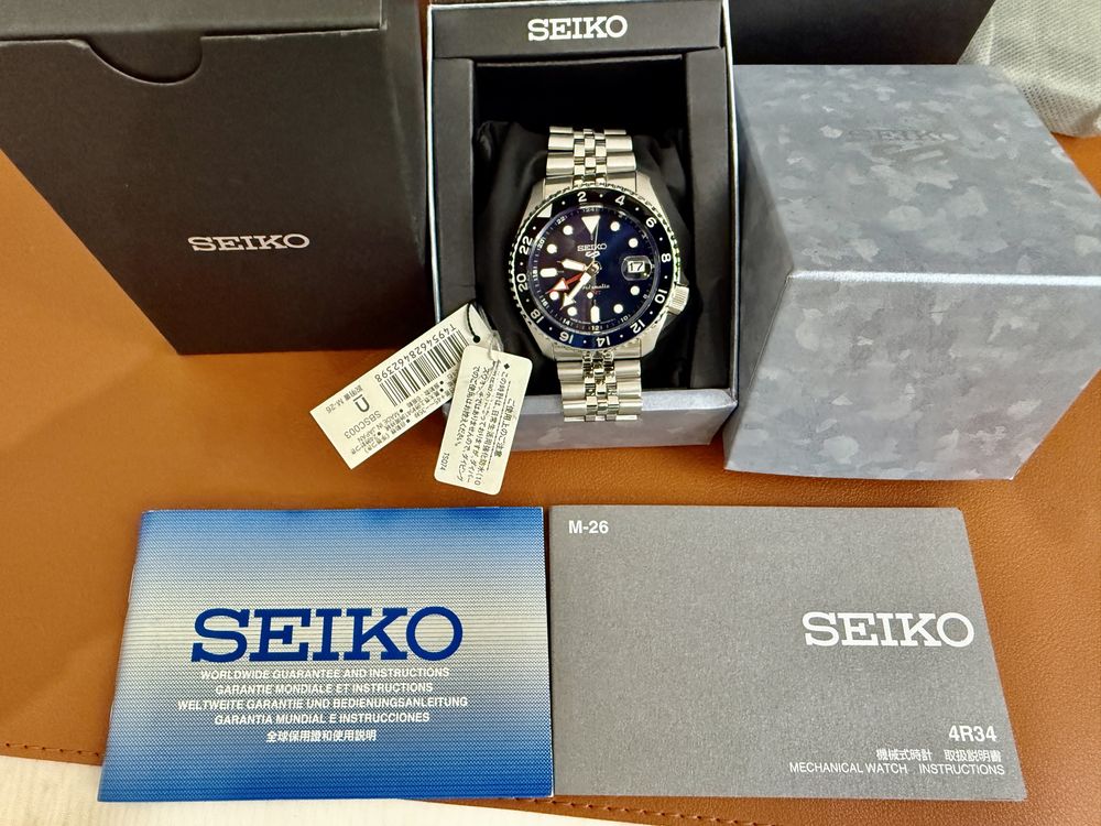 Seiko SSK003 “Batman” GMT – новые, полный комплект