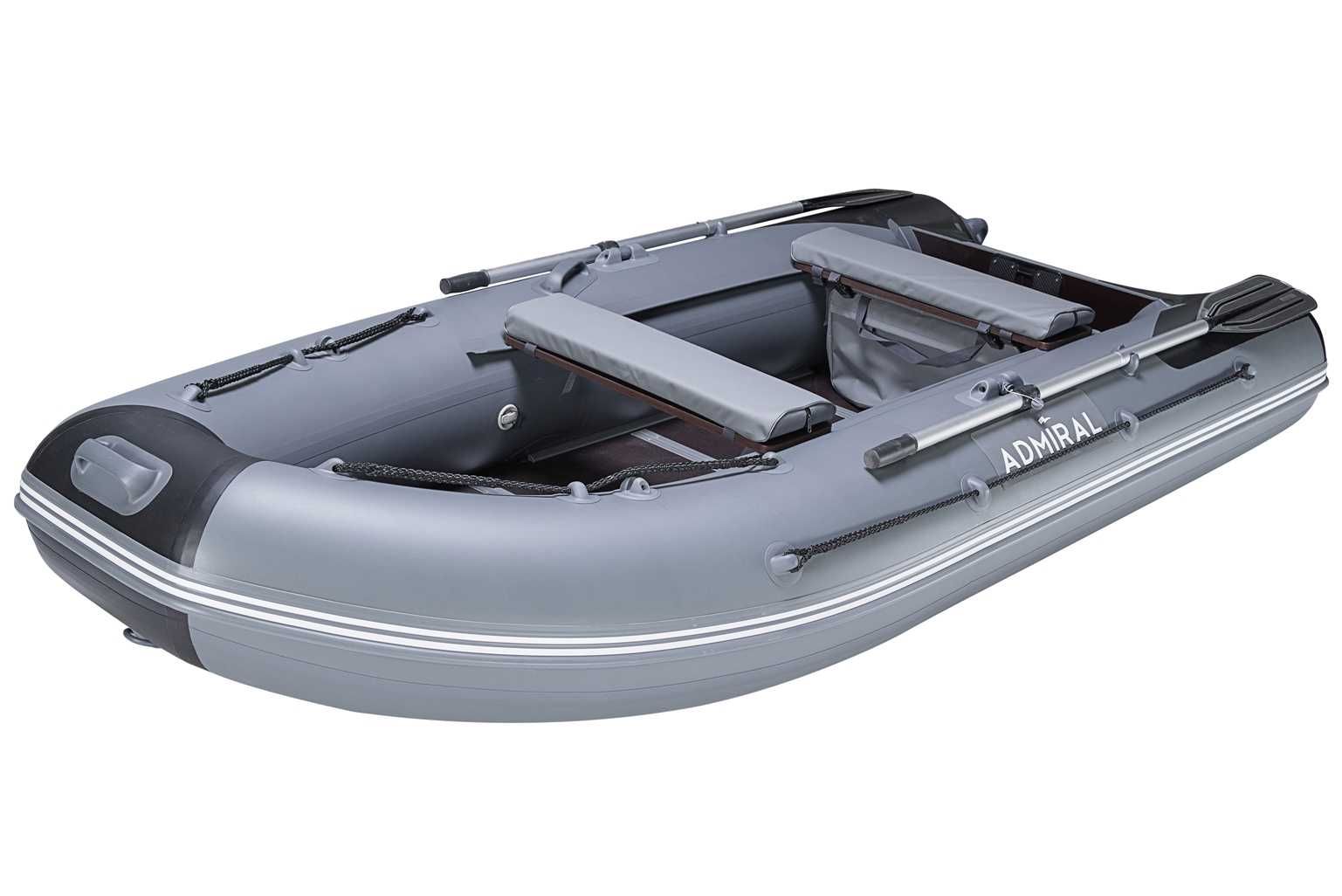 Лодка Адмирал АМ-320S (Sport)  ( цвет голубой - серый )