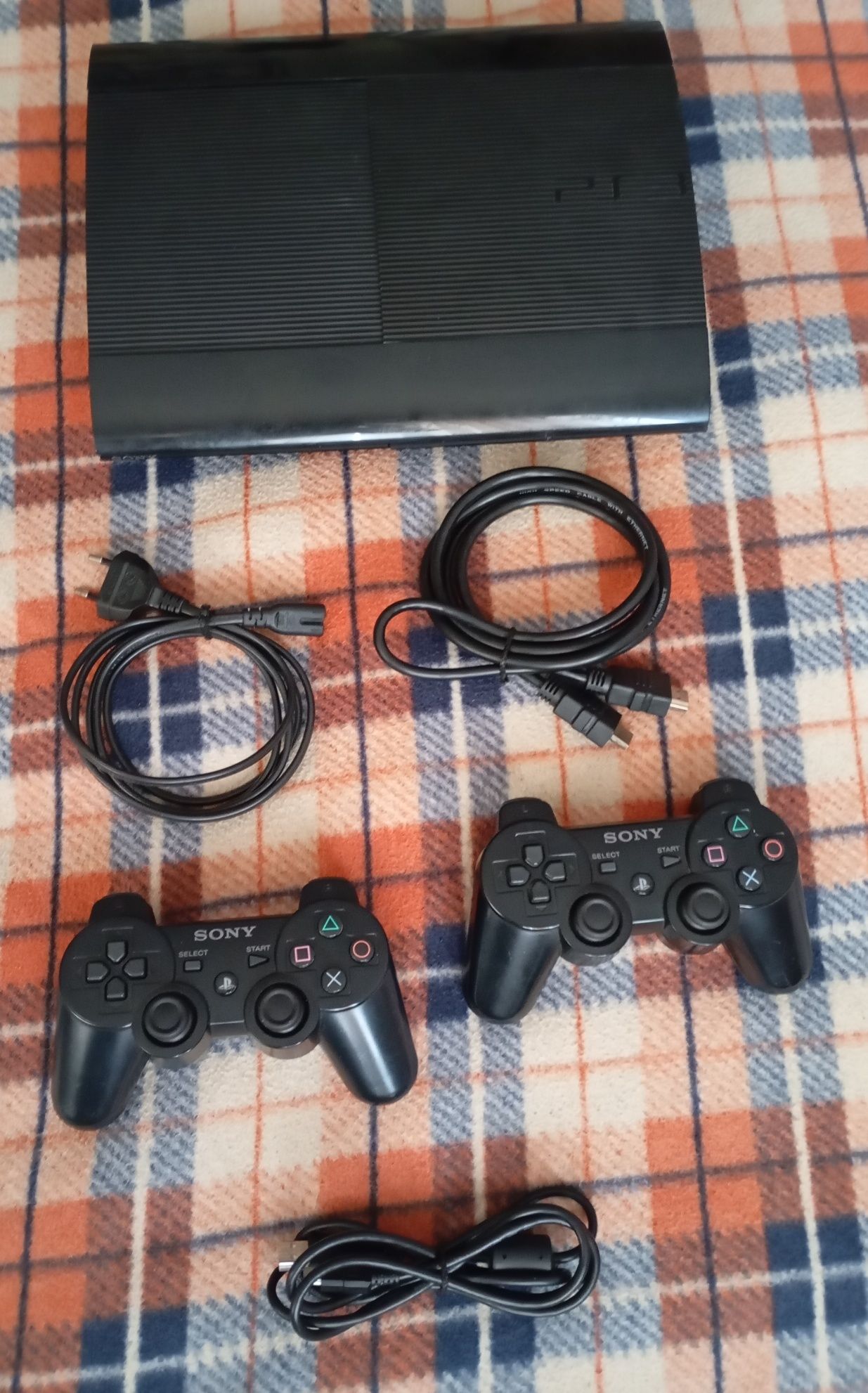 Прошитая PS3 Slim 45 игр, 500гб