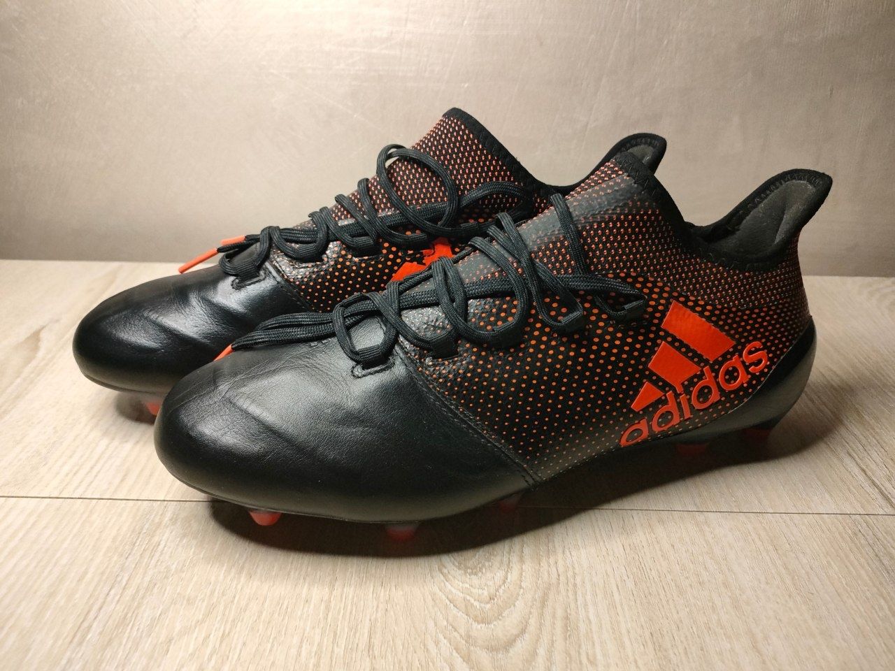 Adidas X 17.1 leather FG р-р 44, 44.5