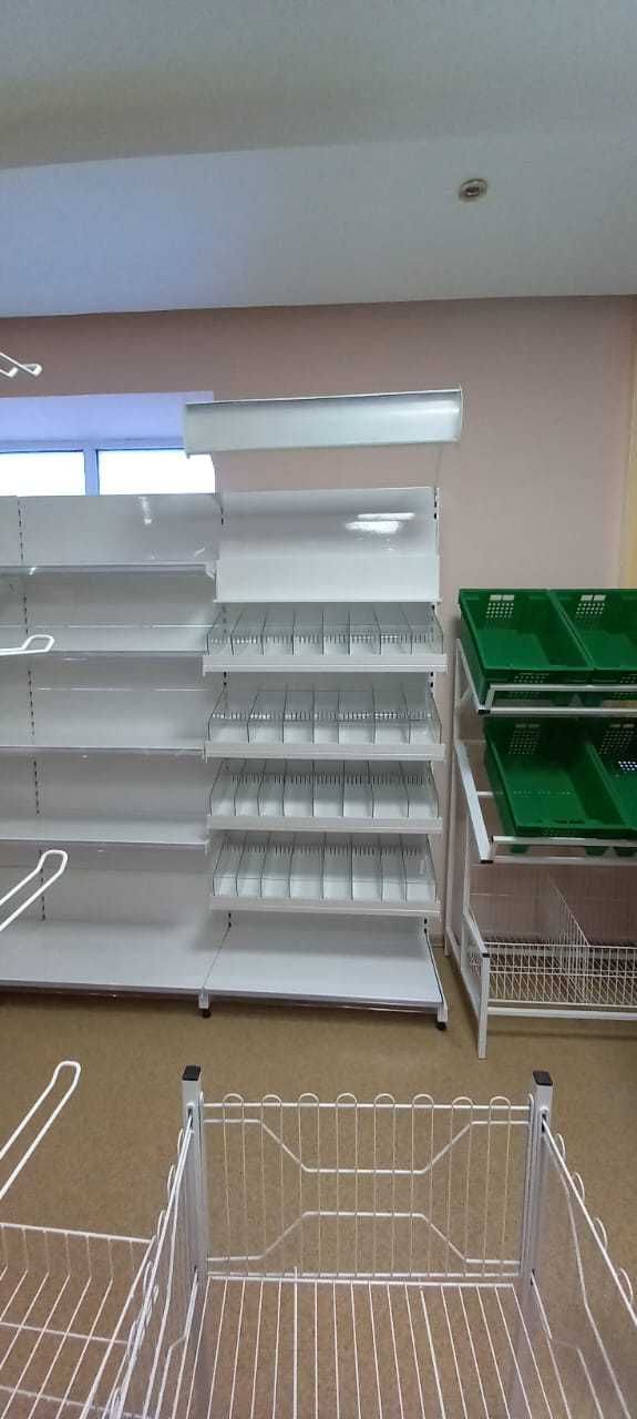 Торговые стелажи, полки для магазина ассортимент в рассрочку