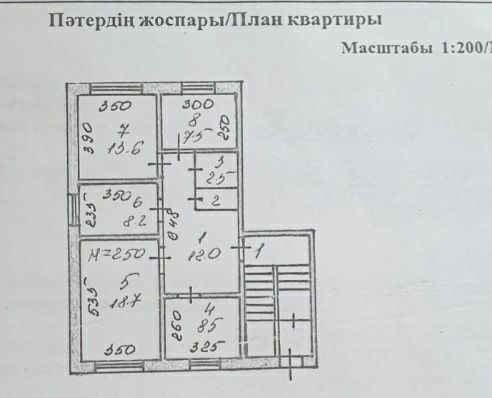 Продам 4х комнатную квартиру!