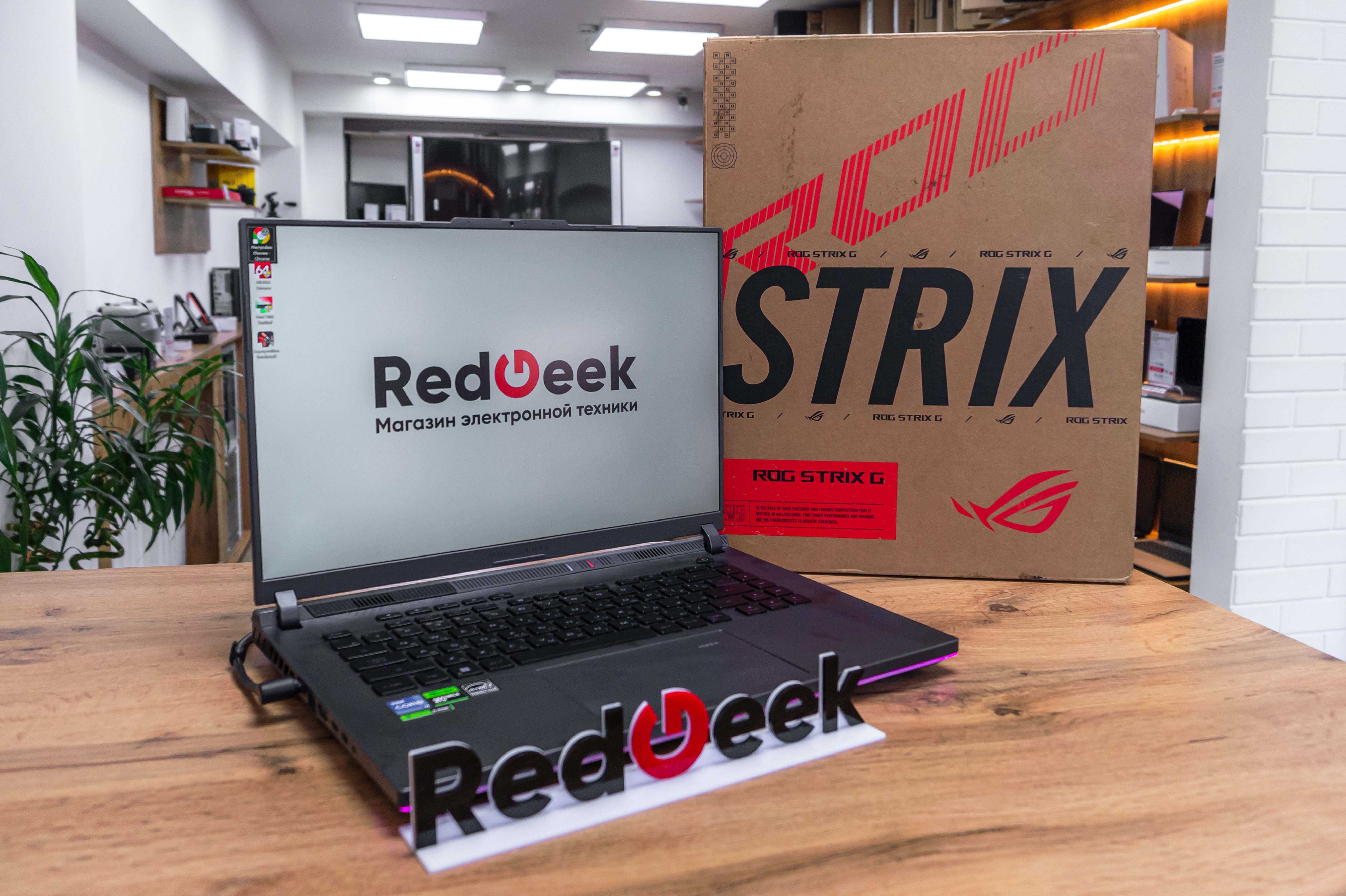 ASUS ROG STRIX G16 614J CORE I7-13650HX RTX 4070 SSDM2 1 TB Red Geek