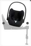 Автокресло Cybex Cloud T i-Size black + База Cybex Cloud T i-Size 0/1