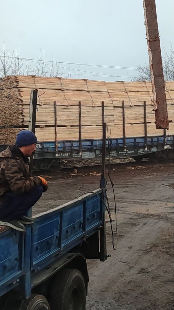 Доска обрезная, горбыль, дрова, необрезная доска