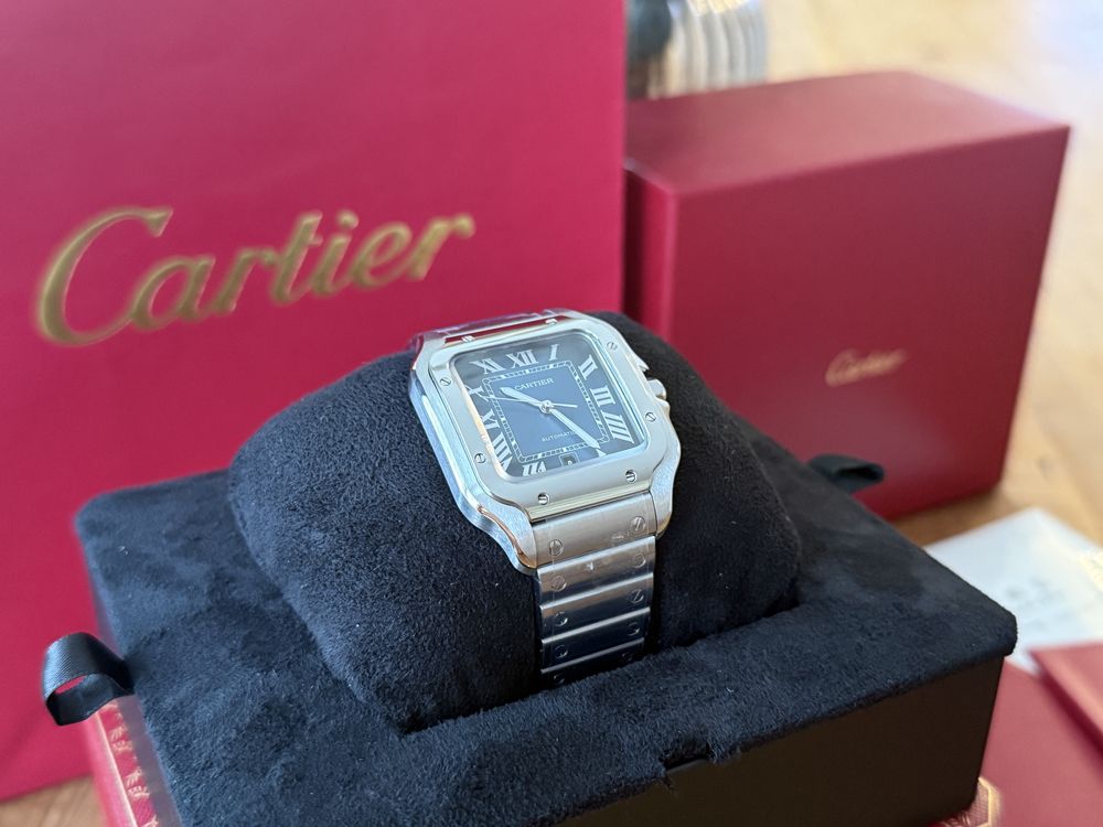 Часы Cartier Santos Blue