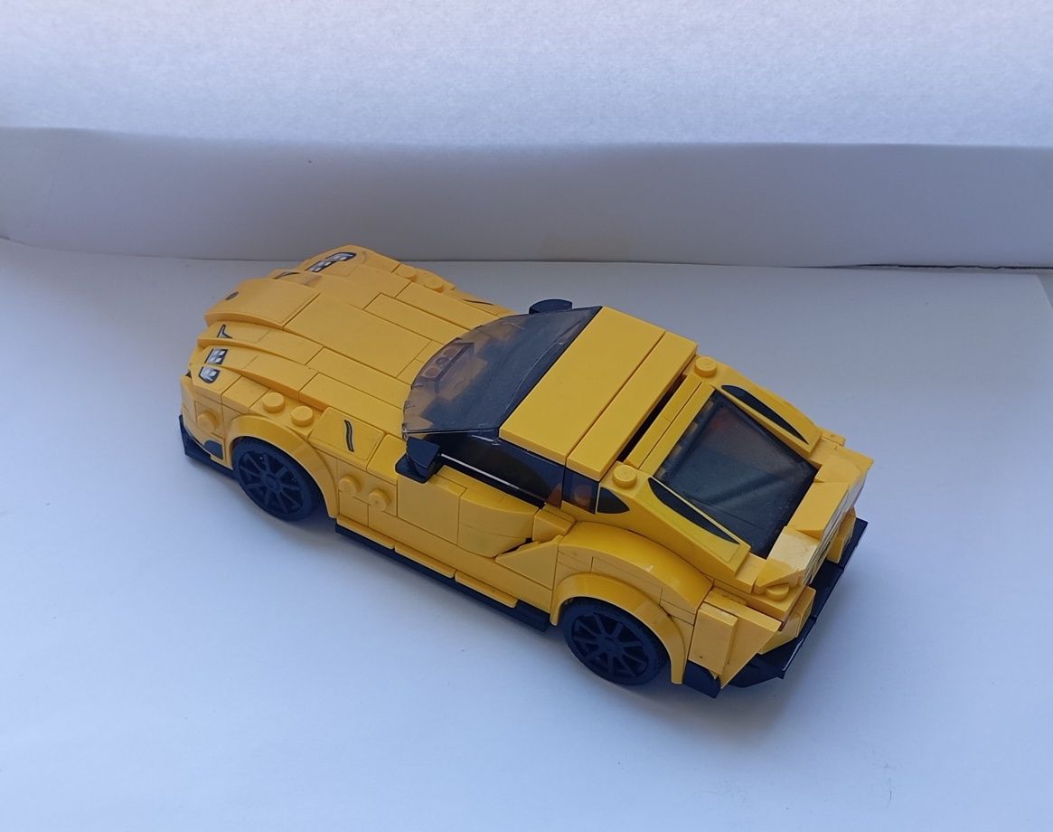 Lego Champions ( Toyota supra mk5 yellow / Тойота супра мк 5 желтая )