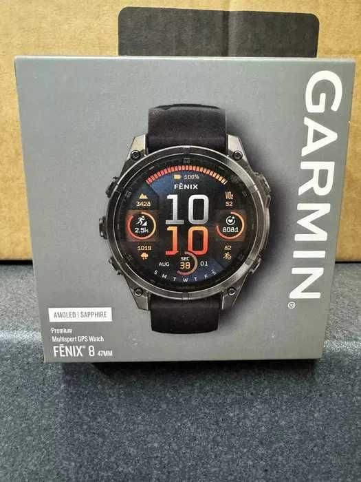 Garmin Fenix 8 47 мм Amoled Sapphire