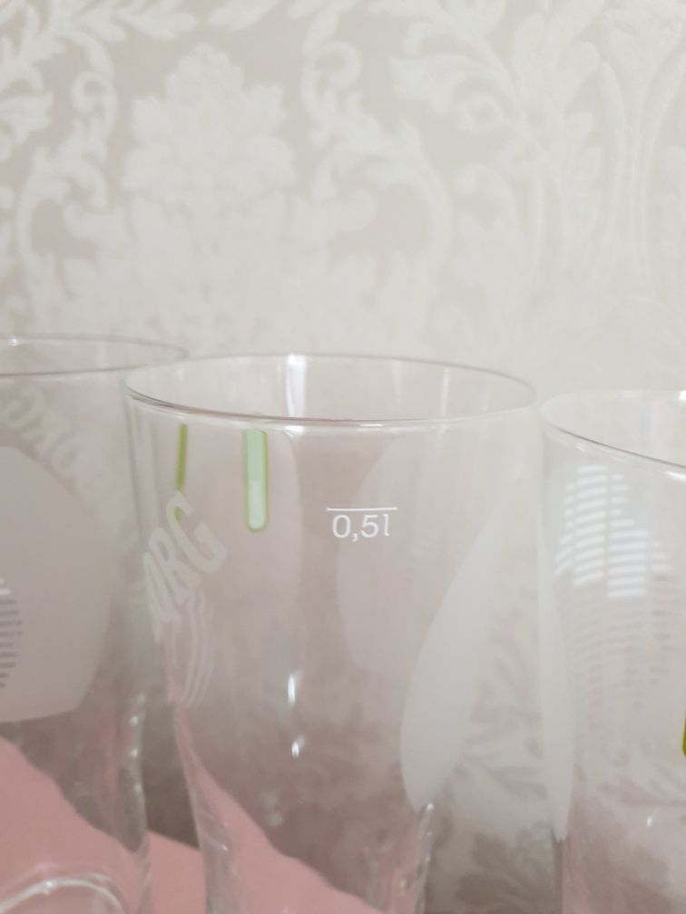 Стаканы 0.5 литра 2шт