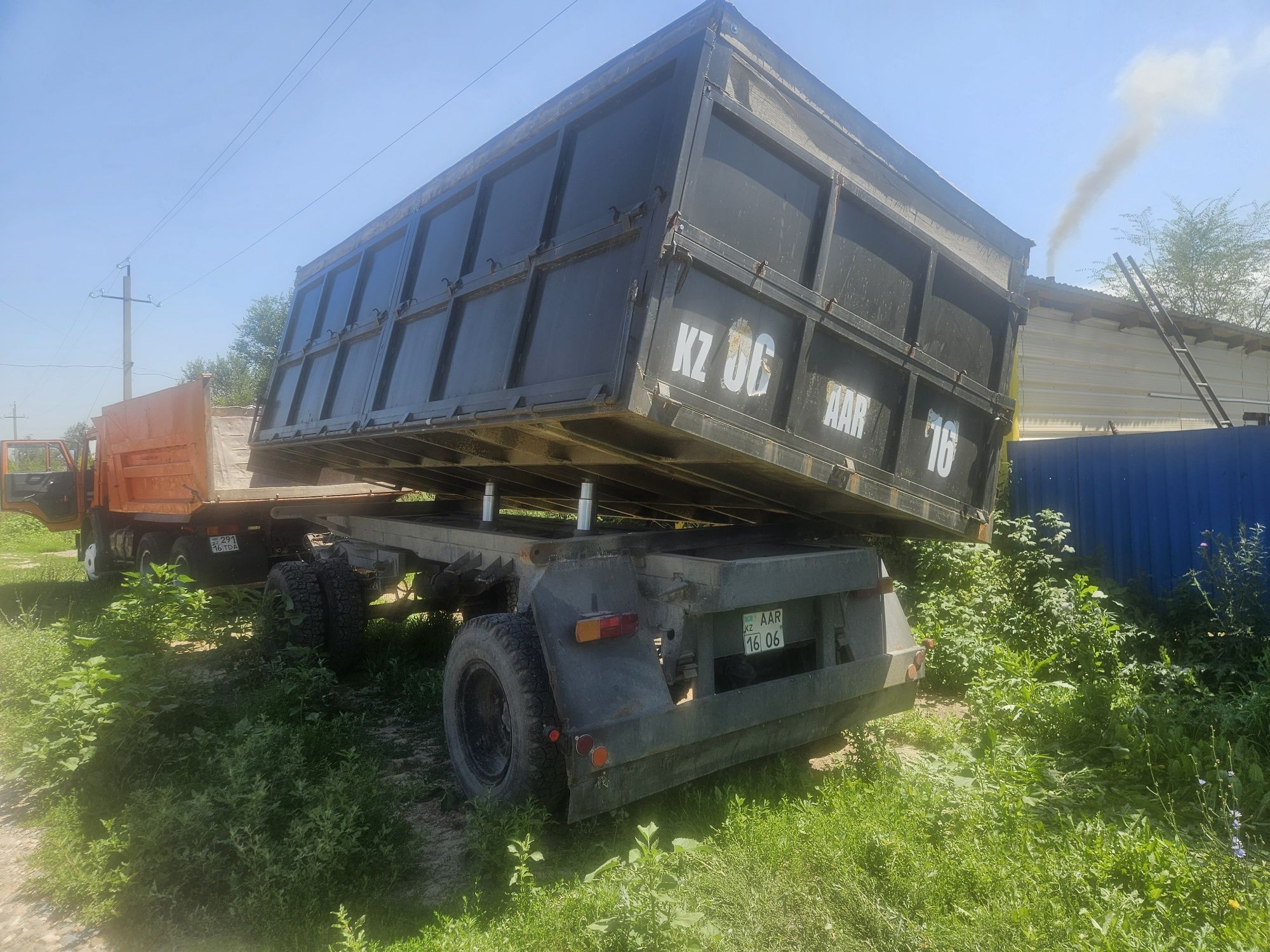 Продам прицеп самосвал 6м отс