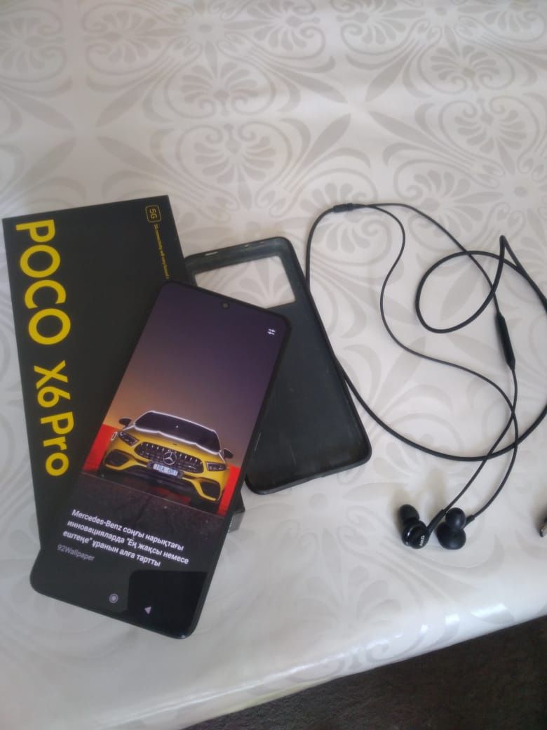 Poco x6 pro 512 gb 12+6 gb сатылады телефон жағдайы өтте жақсы