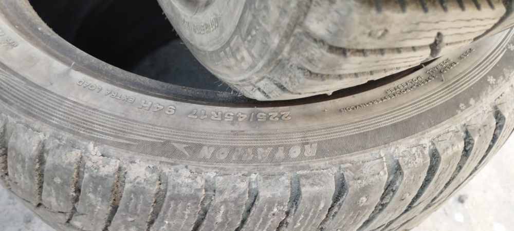 Продам автошины в среднем состоянии
