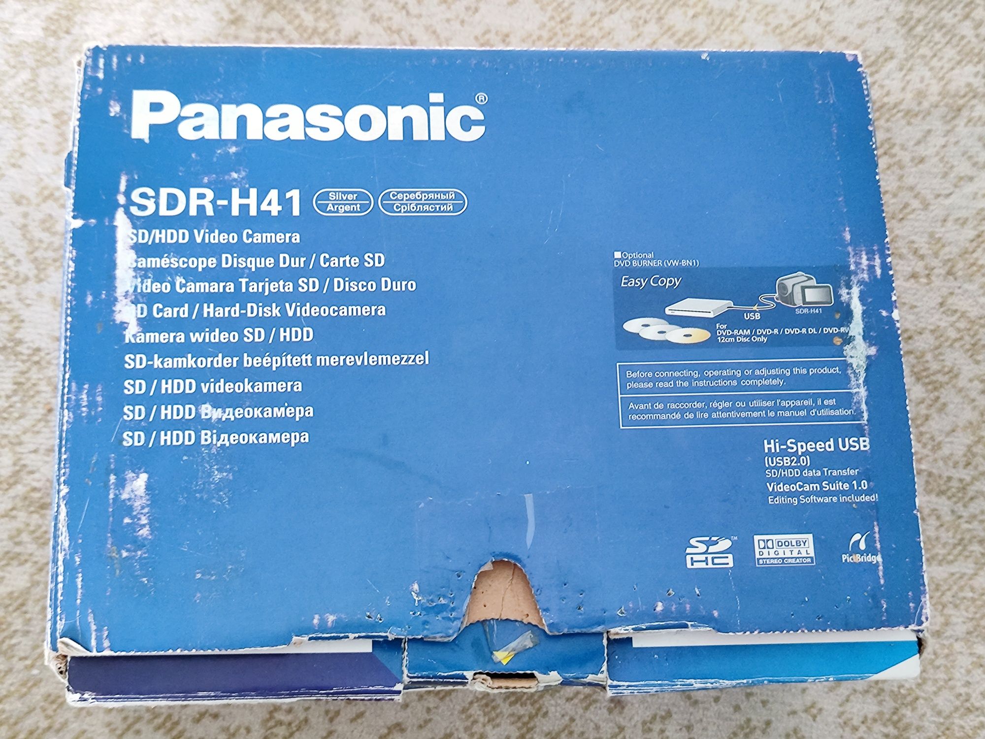 Видеокамера Panasonic SDR-H41, состояние нового