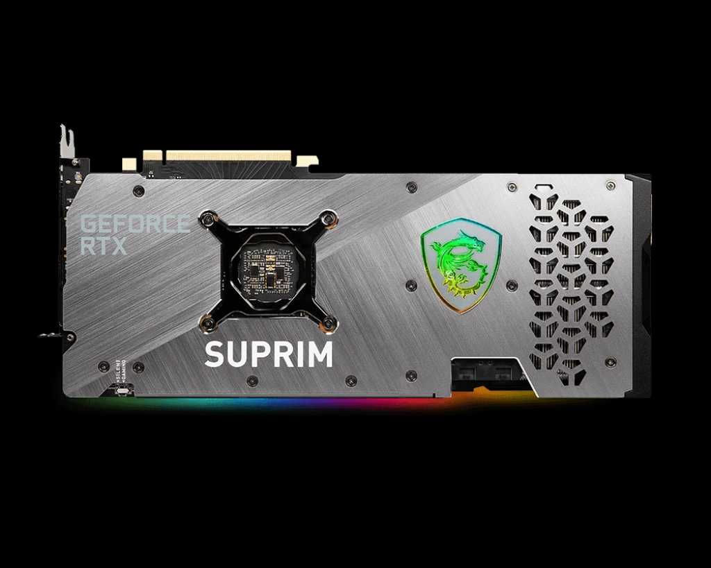 Видеокарта  MSI RTX 3070 SUPRIM X + Кронштейн для видеокарты-ASUS
