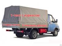 Тент на газель 3302 с дверями
