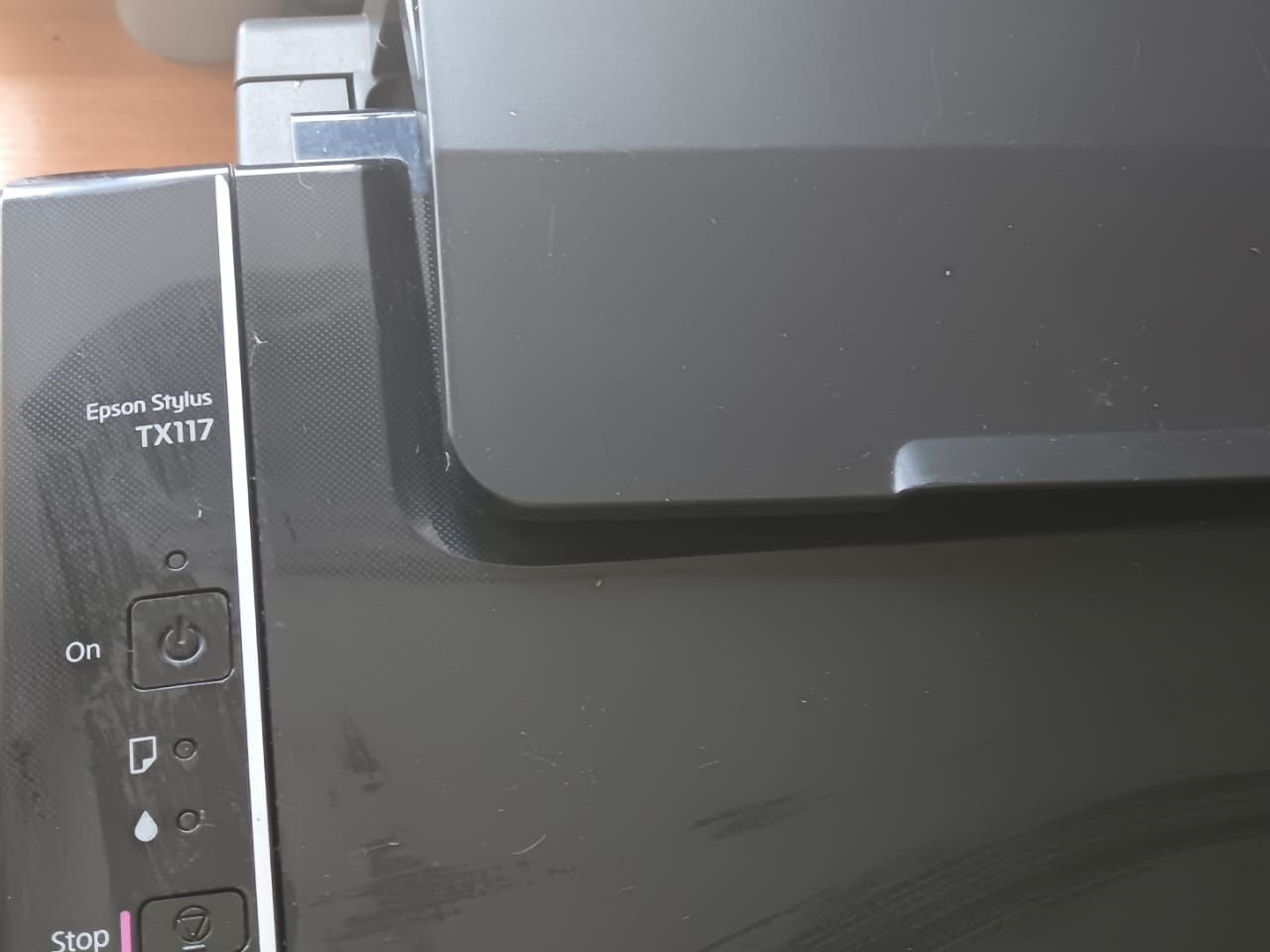 МФУ струйный epson stylus tx 117 + новый комплект картриджей