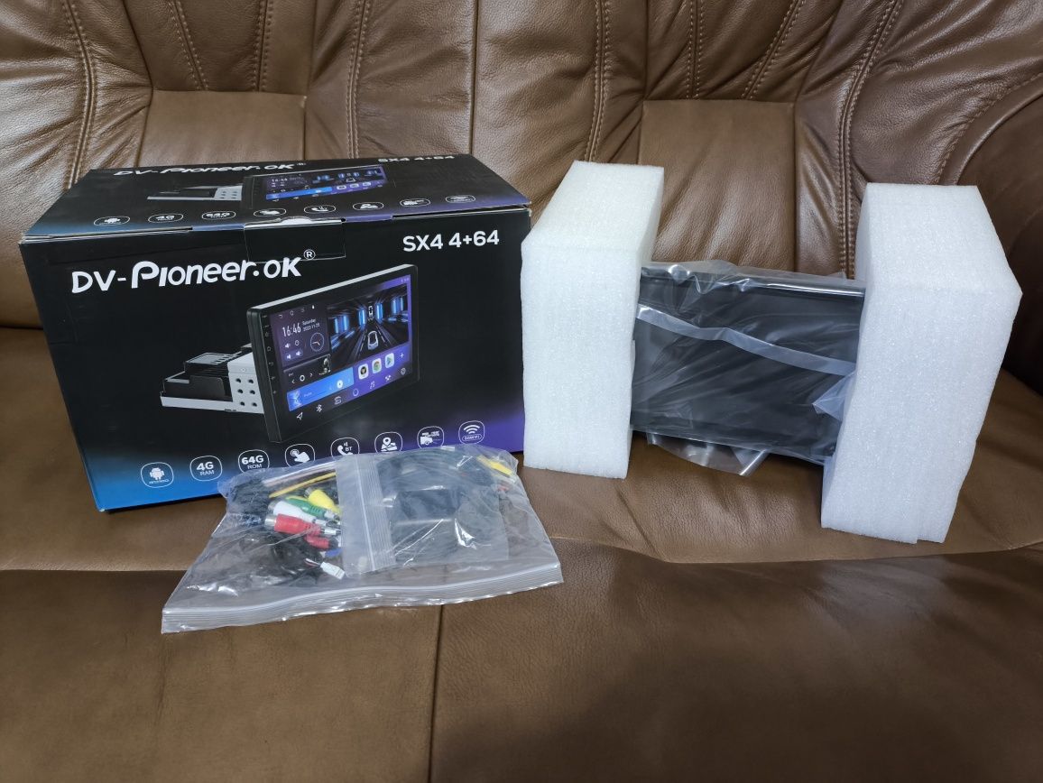 Магнитола Андроид Pioneer 1DIN 9-дюймов. Новый.